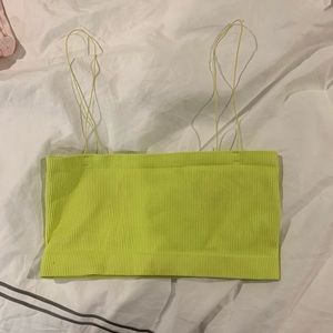 Urban Outfitters Cami Neon Crop Top